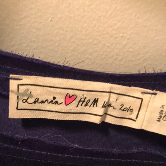 H&MxLanvin 100% silk dress - Picture 2 of 5